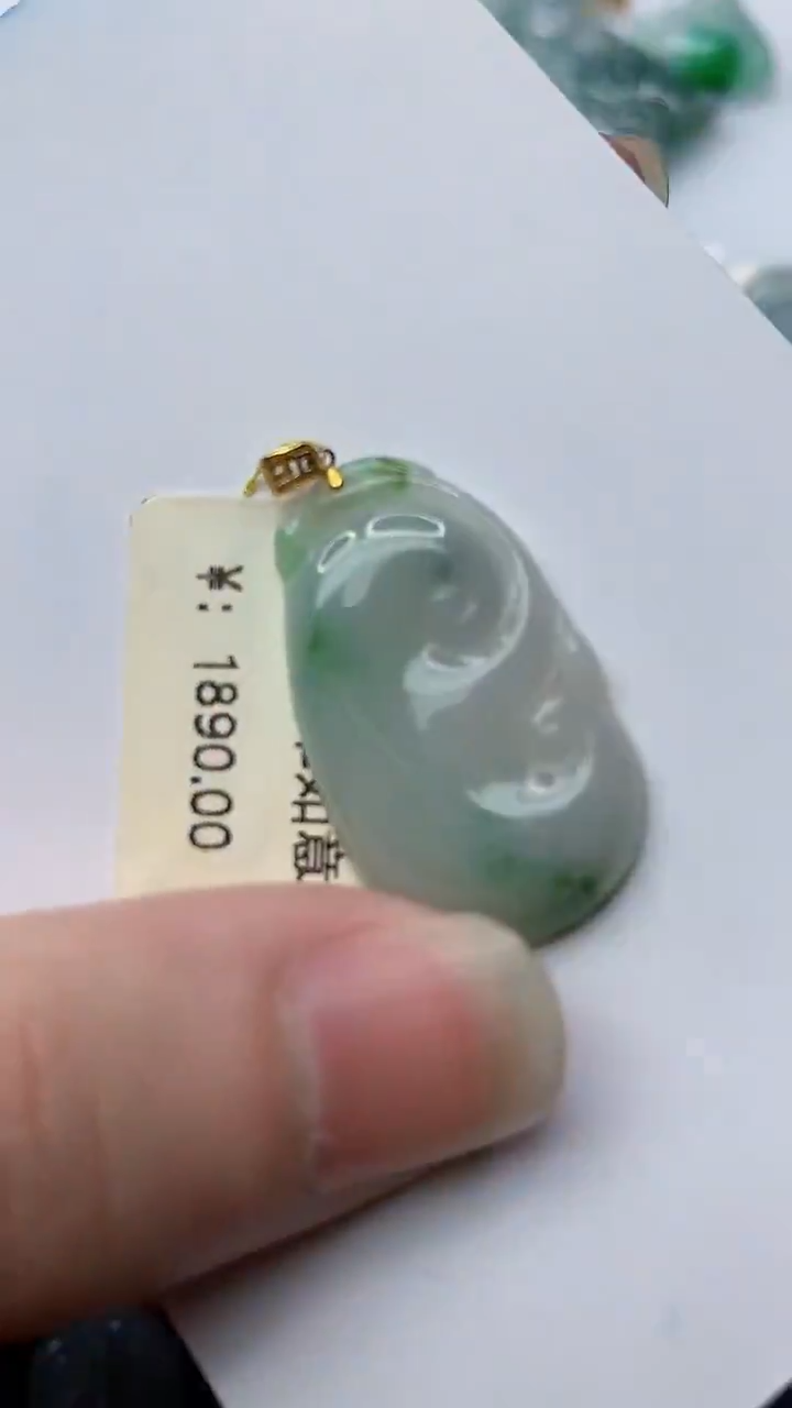 【闪购商品】翡翠颈饰18K金镶嵌61.........