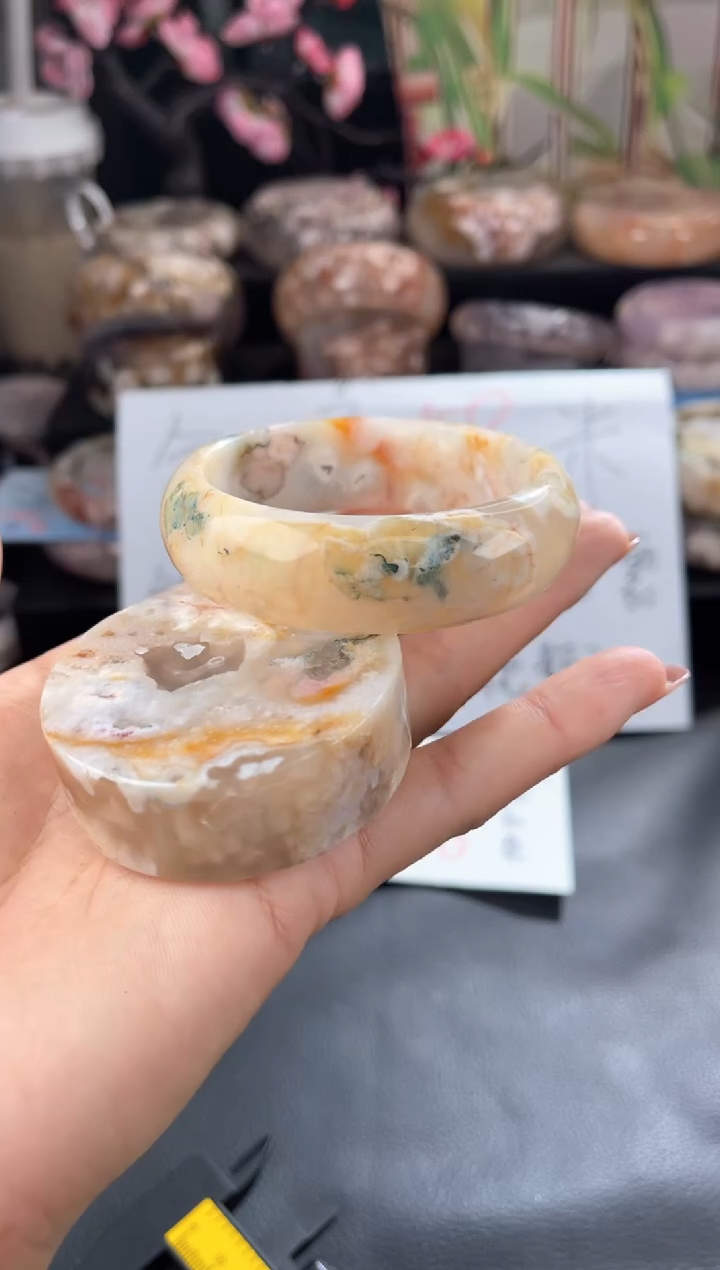 【闪购商品】玛瑙/玉髓手镯未镶嵌53