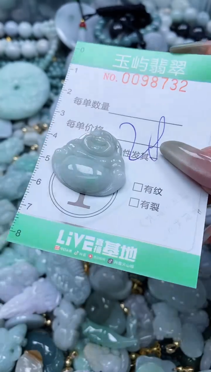 【闪购商品】翡翠未镶嵌颈饰闪购0098732