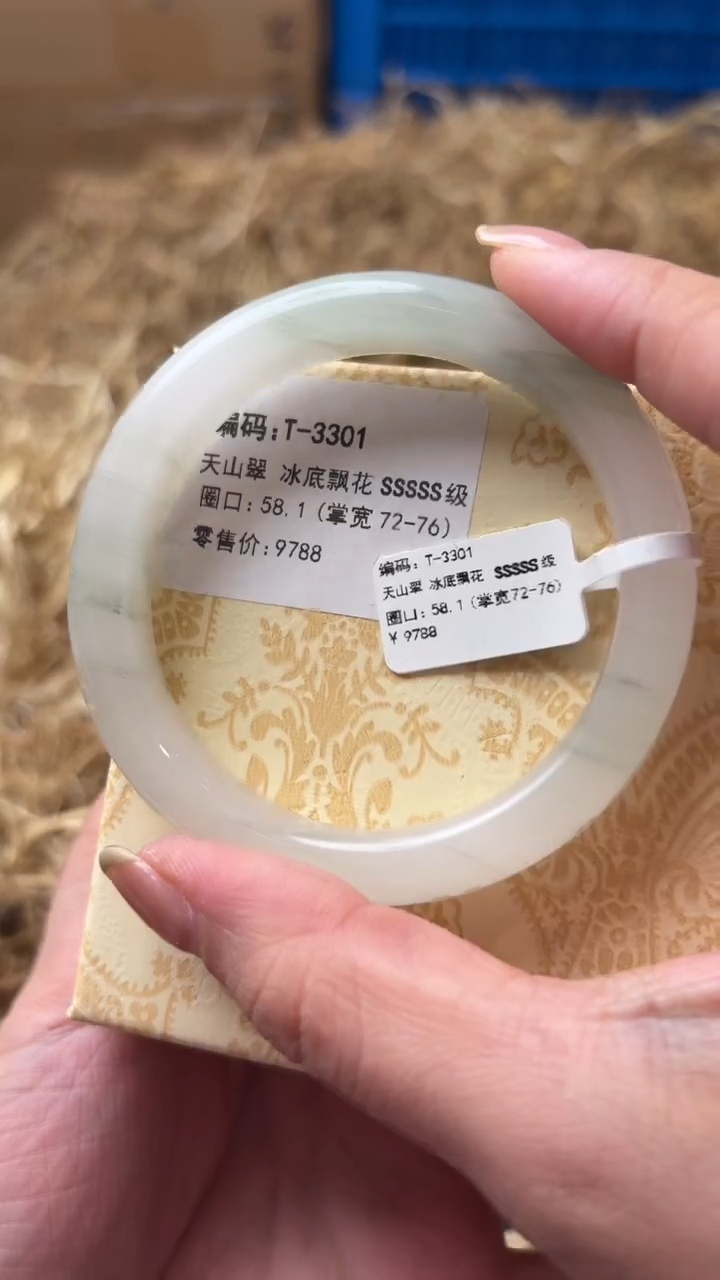 未镶嵌手镯石英质玉T-3301