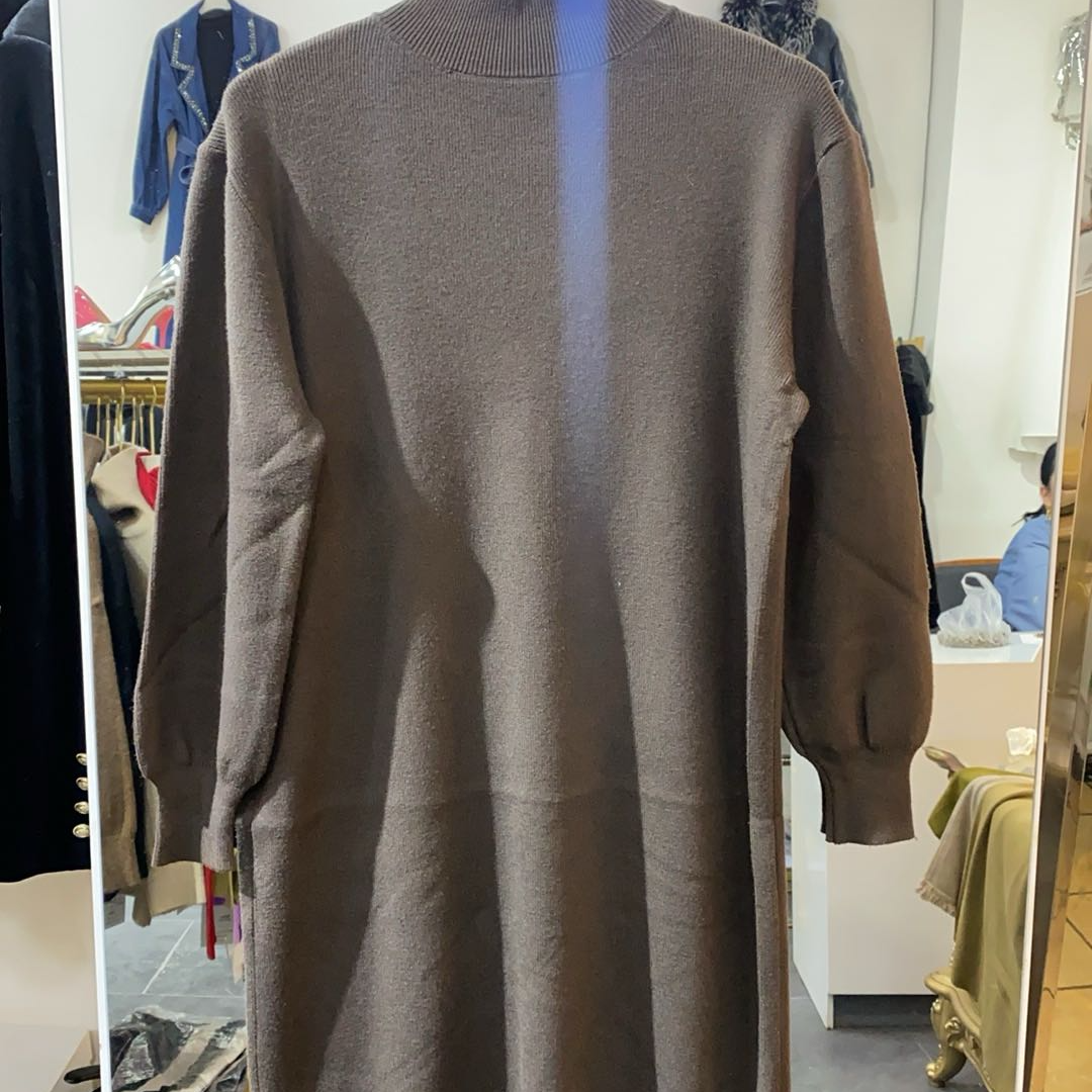 新款时尚大气毛衣裙2