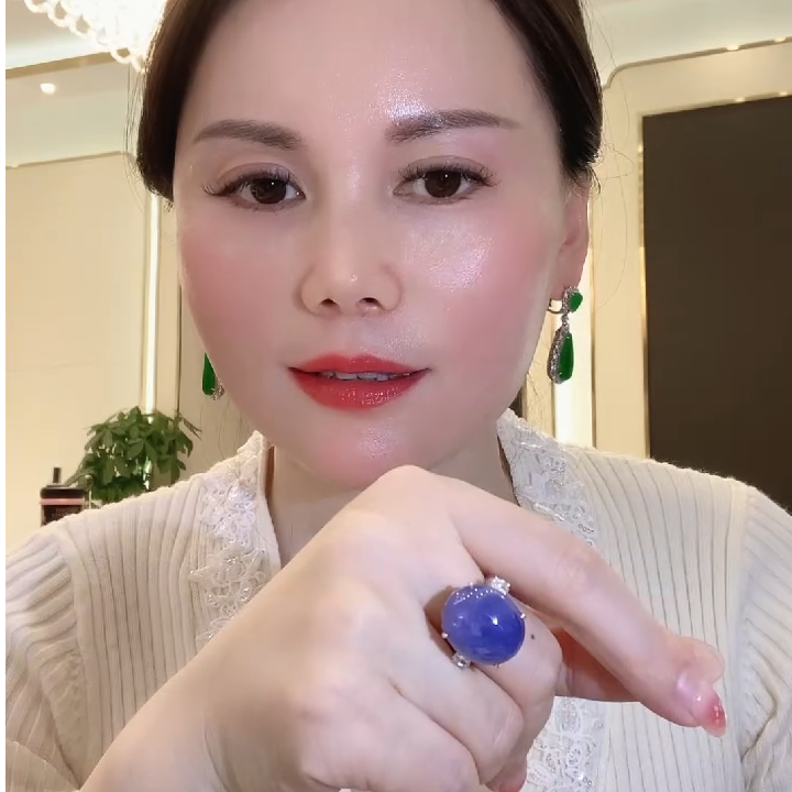 【闪购商品】翡翠戒指18K金镶嵌D5 总8.8w 定金10000 差7.8W