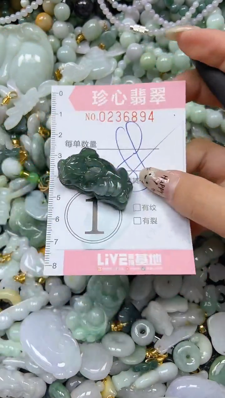 翡翠未镶嵌颈饰闪购0236894