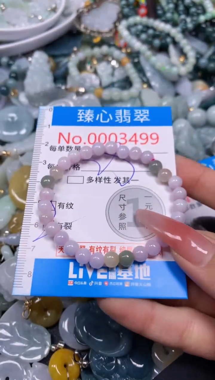 【闪购商品】翡翠颈饰未镶嵌含绳0003499