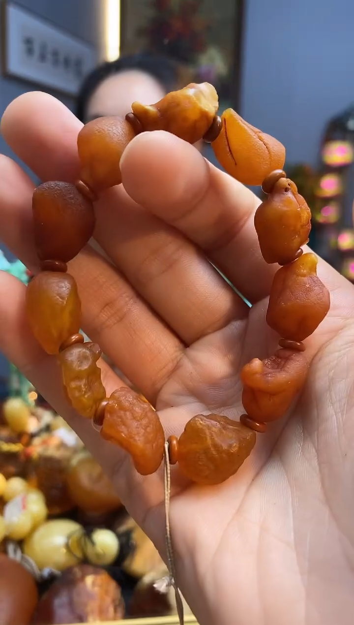 手串琥珀未镶嵌手串
