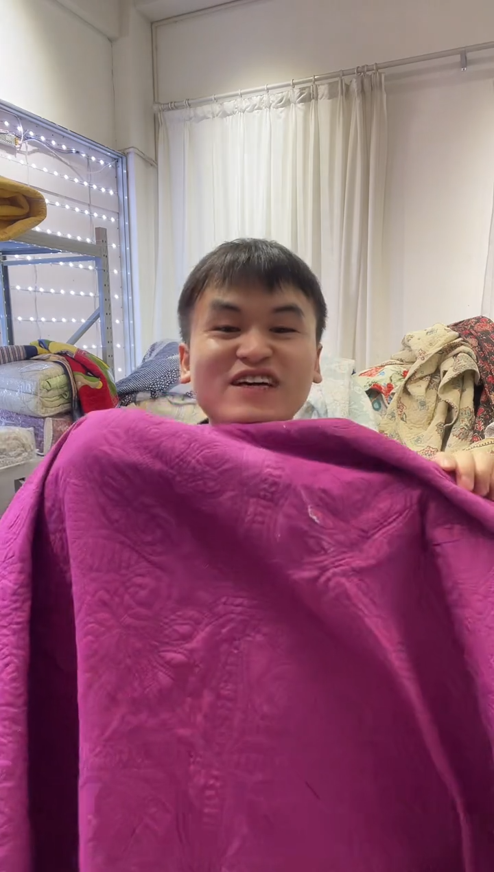 棉200*220纯棉床盖5号微瑕