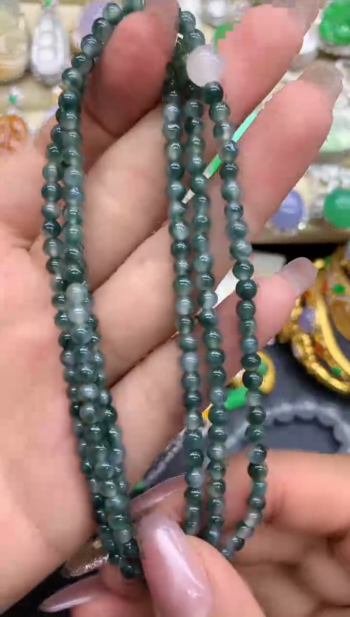 颈饰未镶嵌翡翠85-中国好珍宝