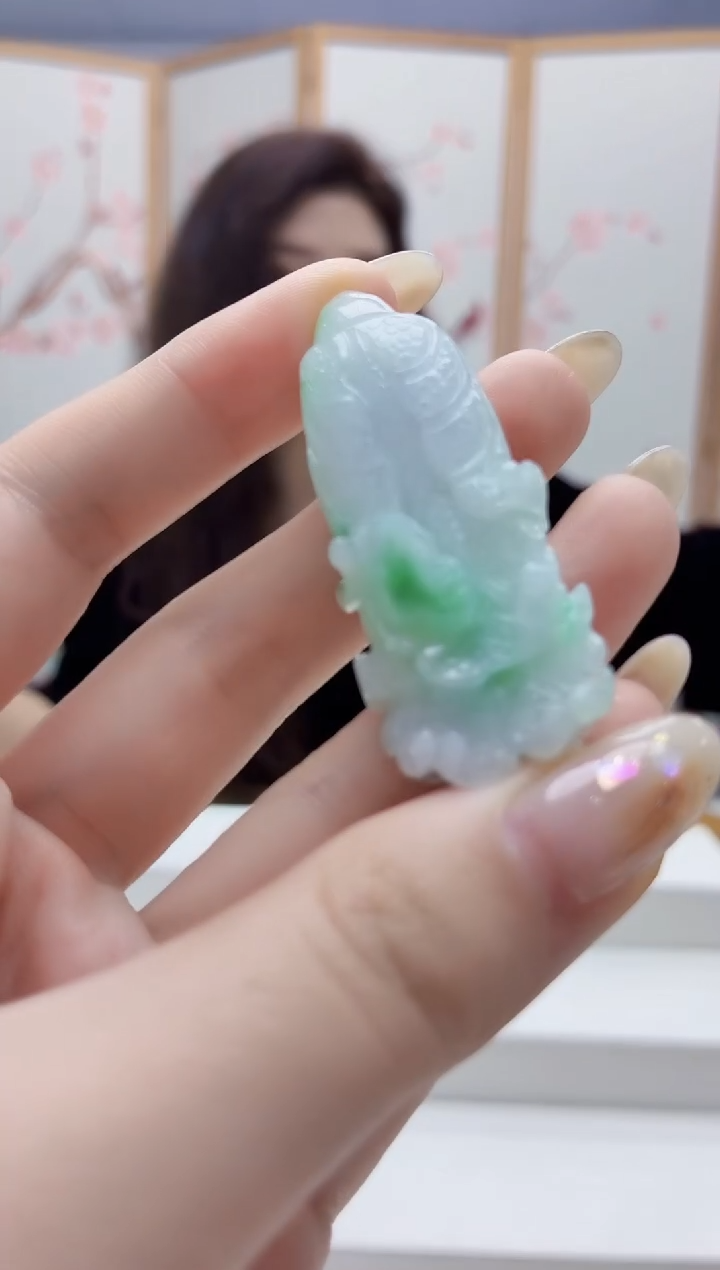 颈饰未镶嵌翡翠4829jw-jj挂件1