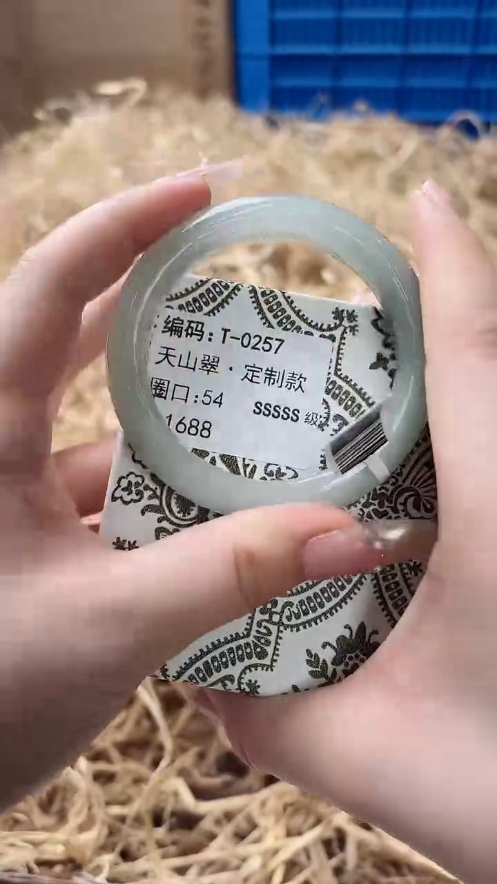 未镶嵌手镯石英质玉T-0257