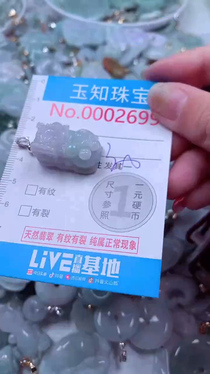 吊坠(不含链)未镶嵌翡翠2699