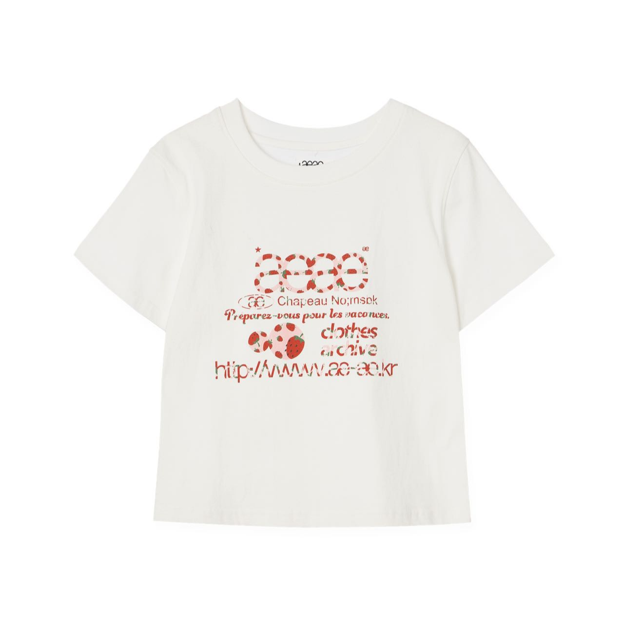 韩国小众品牌 AEAE 字母印花短袖T恤