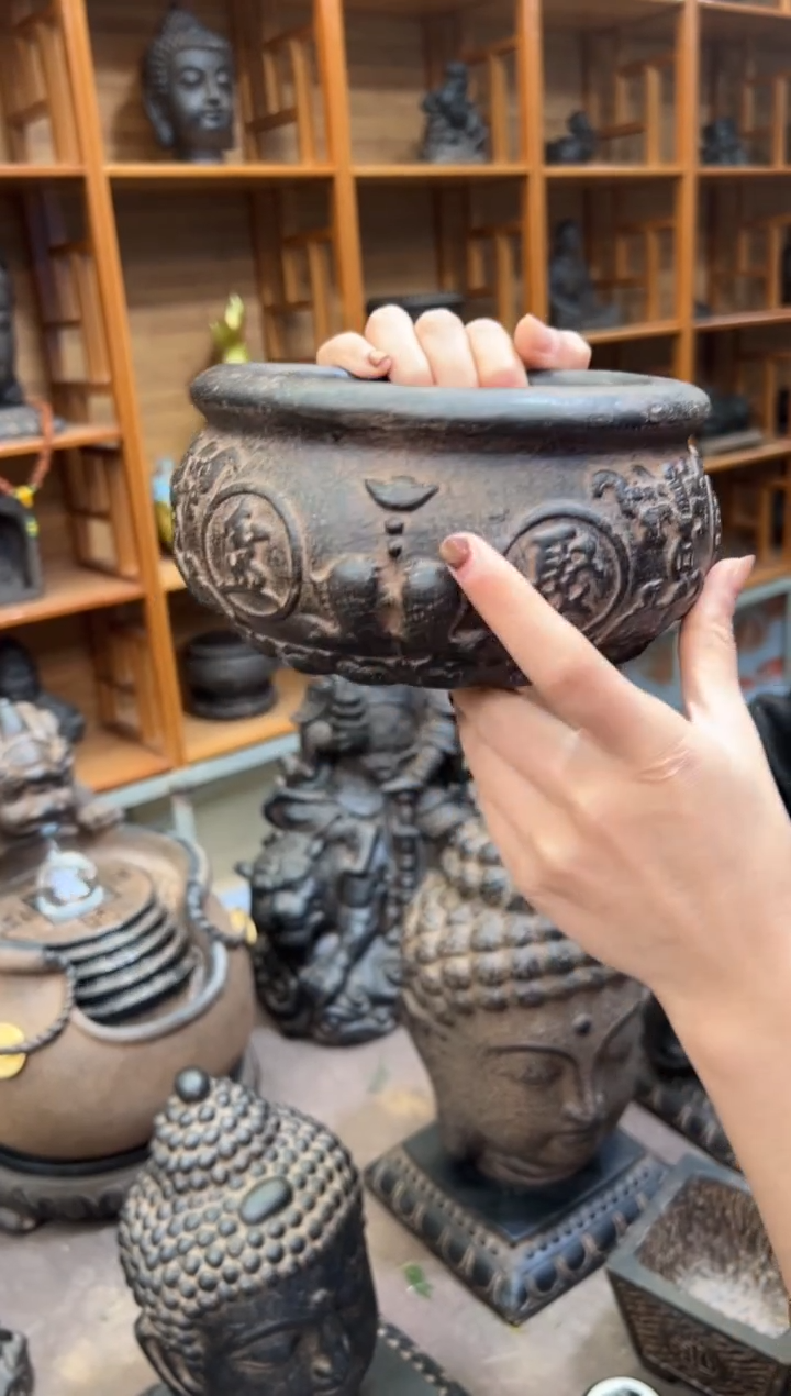 陶土【火山泥】聚宝盆