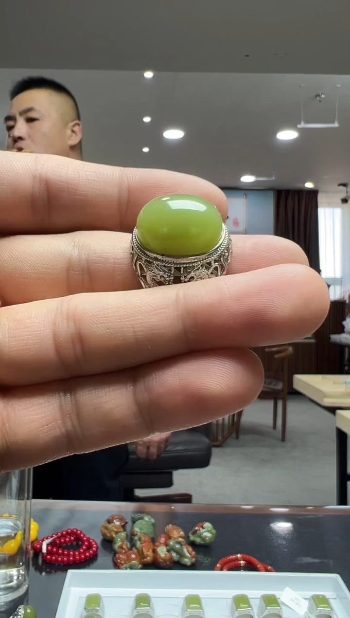 未镶嵌戒指和田玉多样性发货其中发一