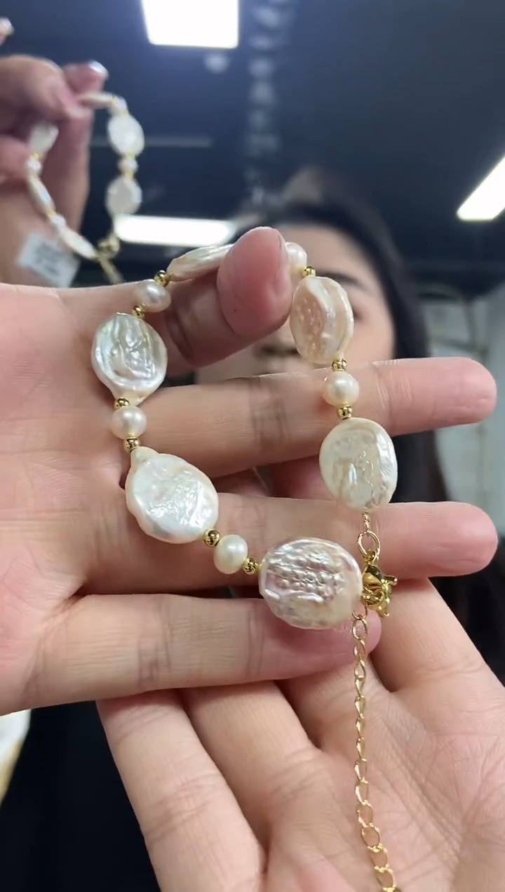 【闪购商品】淡水珍珠手链未镶嵌多样性发其一颜色微差