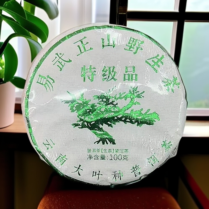 2003年原料易武正山野生茶特级品100g生茶 普洱茶