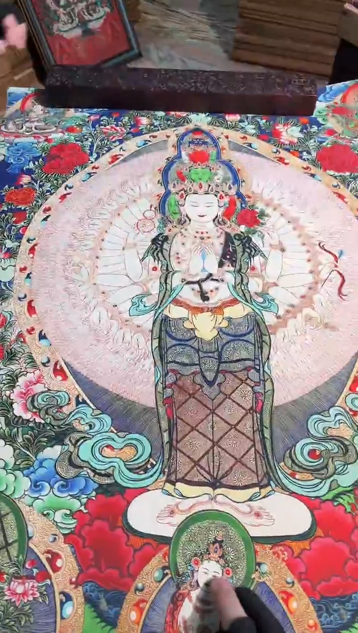 卷轴画天天的唐卡tk160