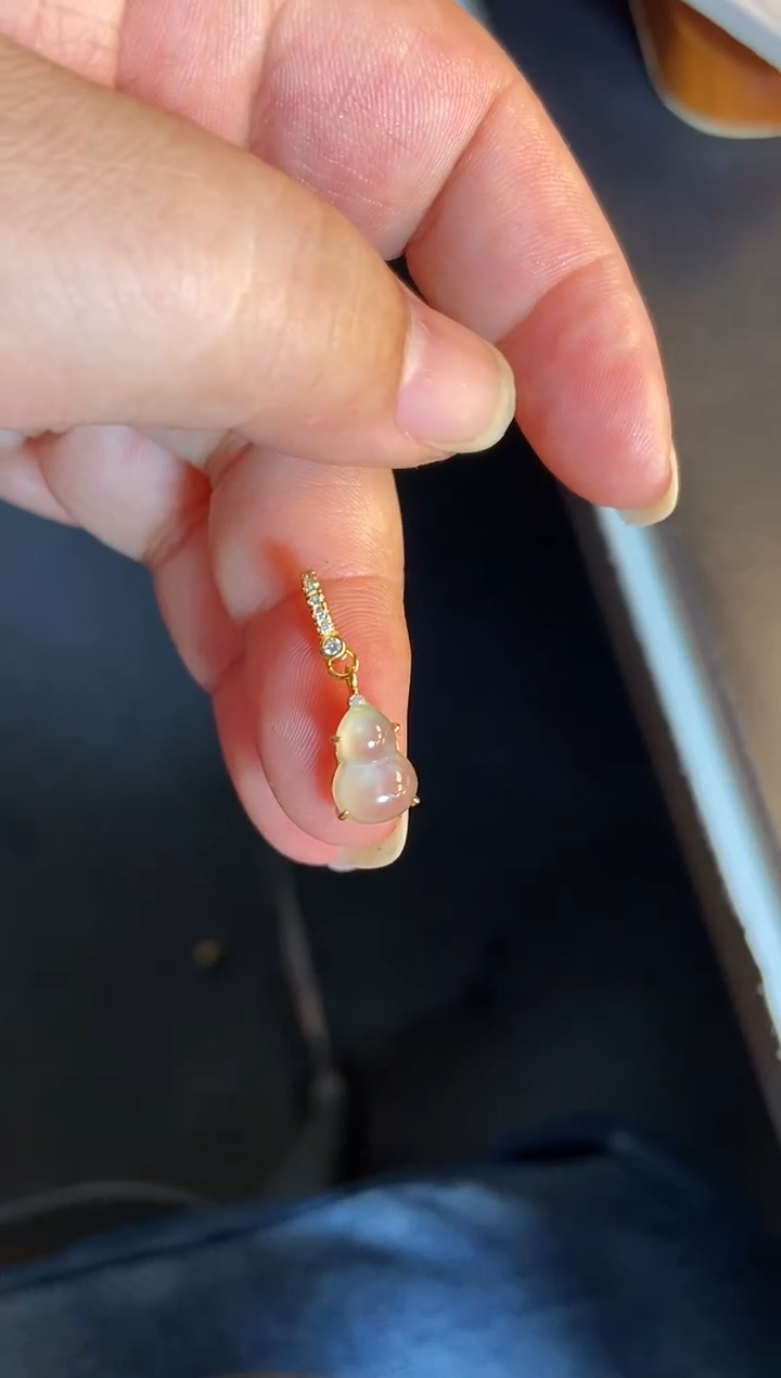 吊坠(不含链)银S925镶嵌翡翠1