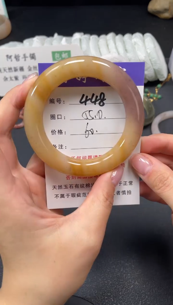 未镶嵌手镯石英质玉55