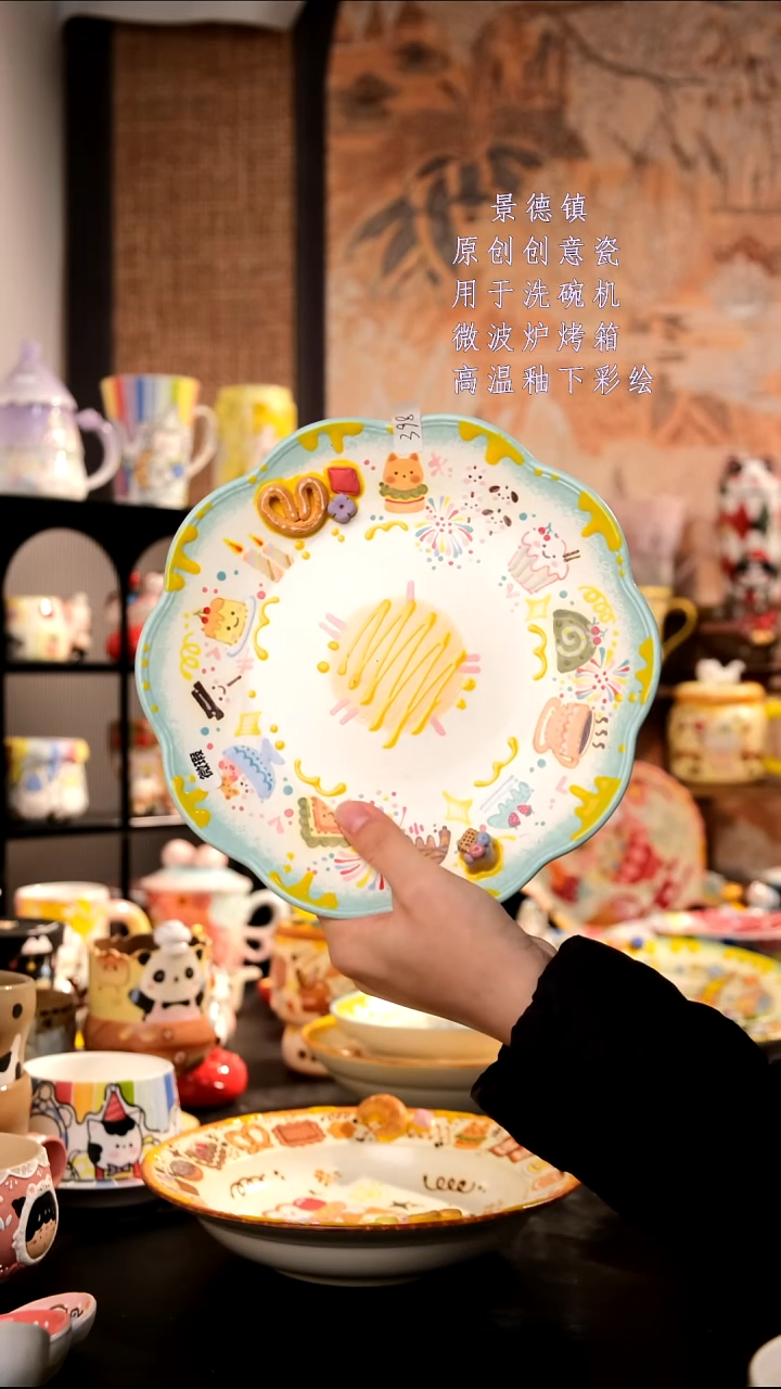 摆件陶旺的可以陶瓷设计师款