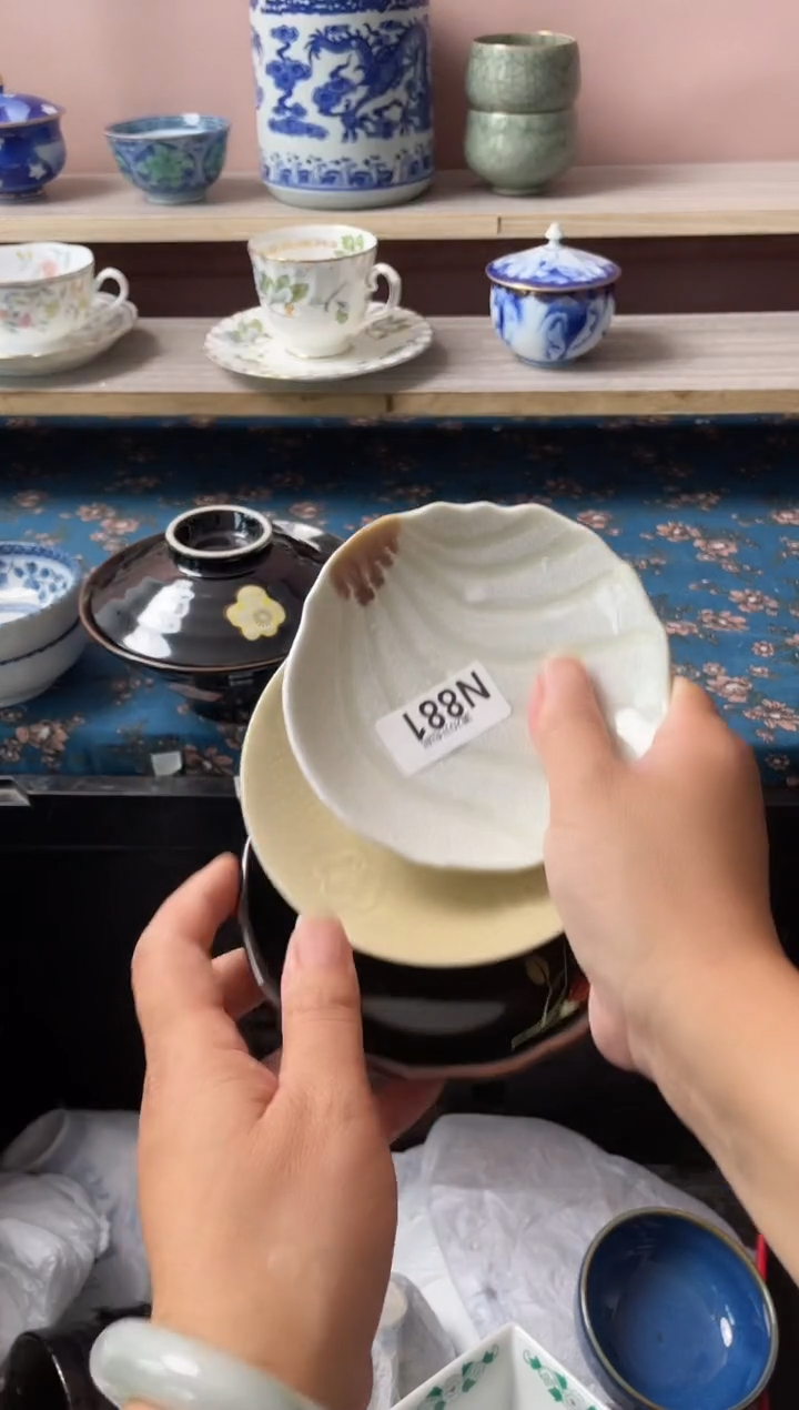 瓷片火*耳瓷器瓷器N881