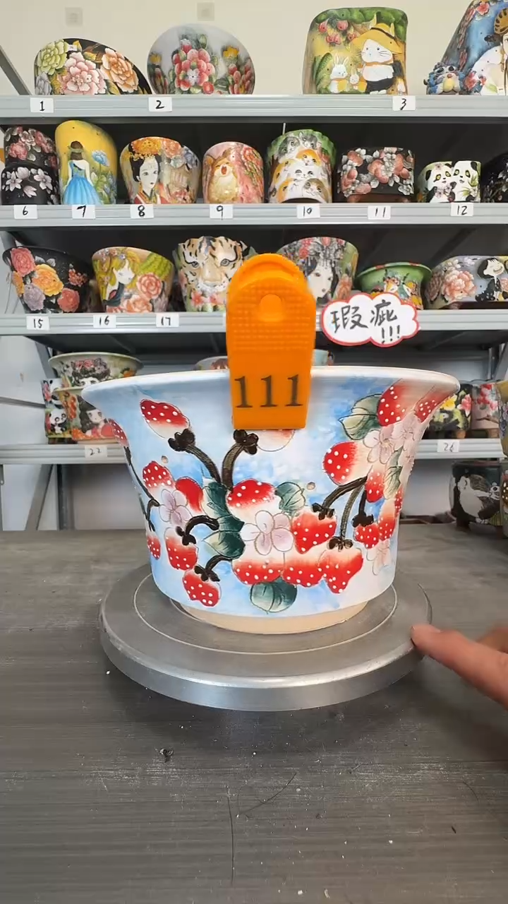 【闪购商品】陶瓷瑕疵111号花盆