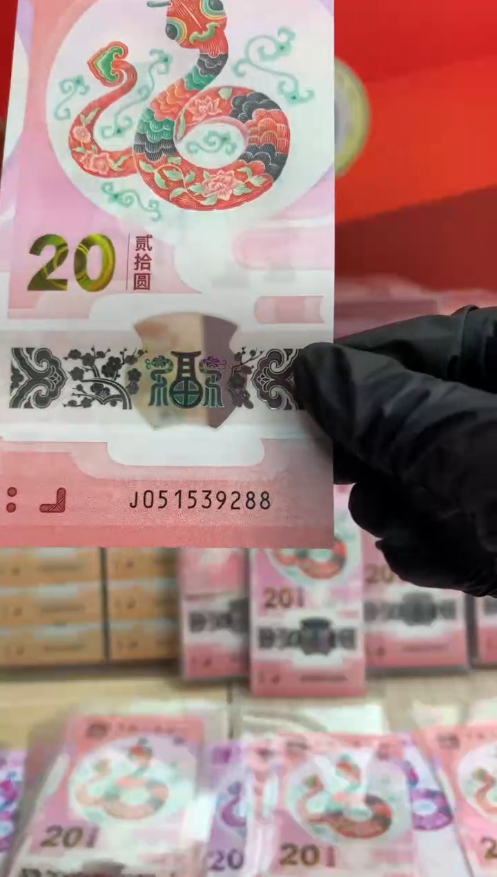 【闪购商品】塑料蛇钞纪念钞 真钞 39288