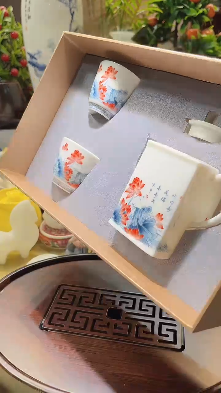 瓷片德艺茶器直播间@@荷韵50