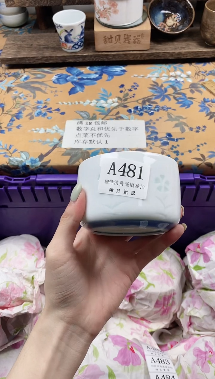 瓷片静**雨                A481