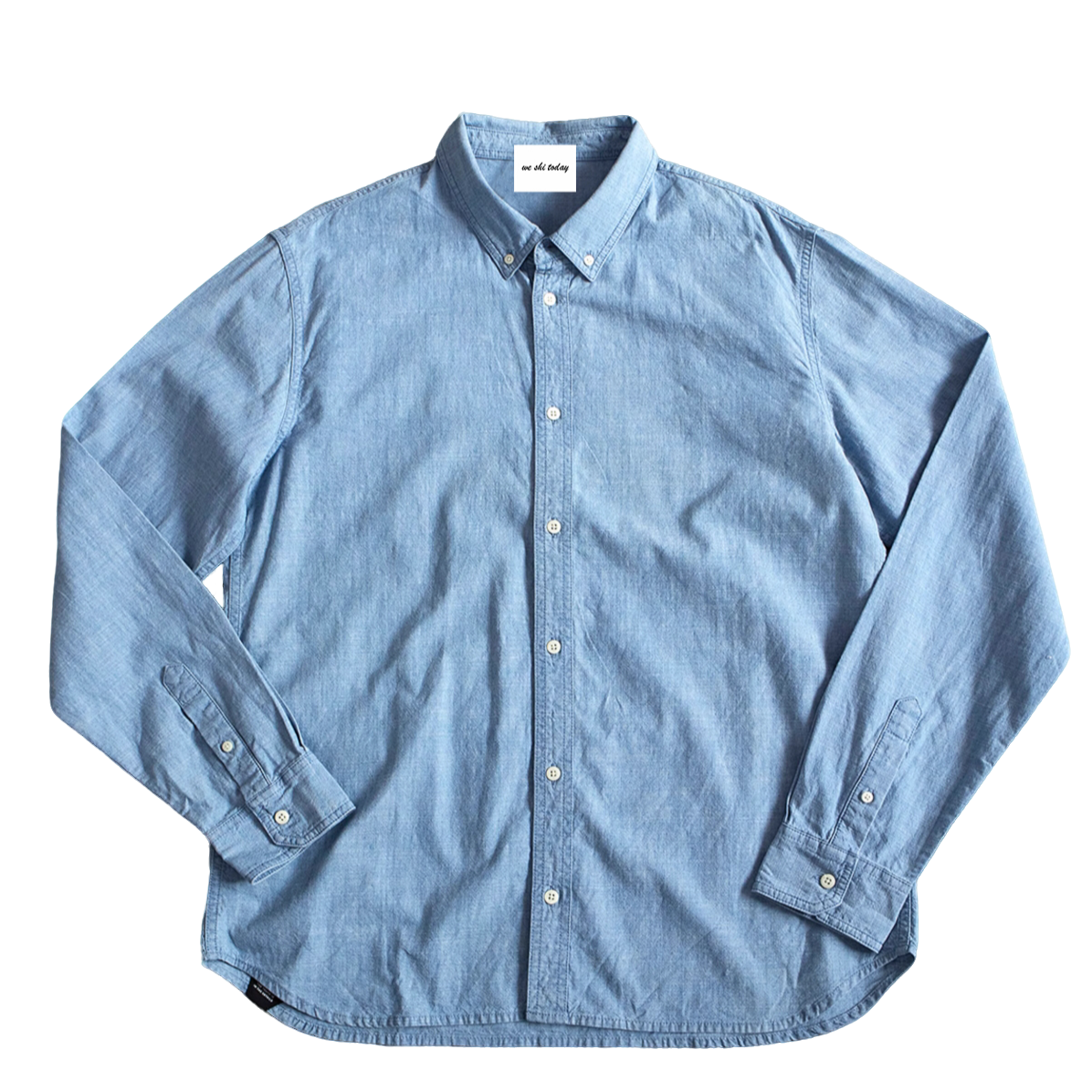 荷兰牛王 Rich Reg Shirt 复古重水洗竹节轻磅牛仔 简约长袖衬衫