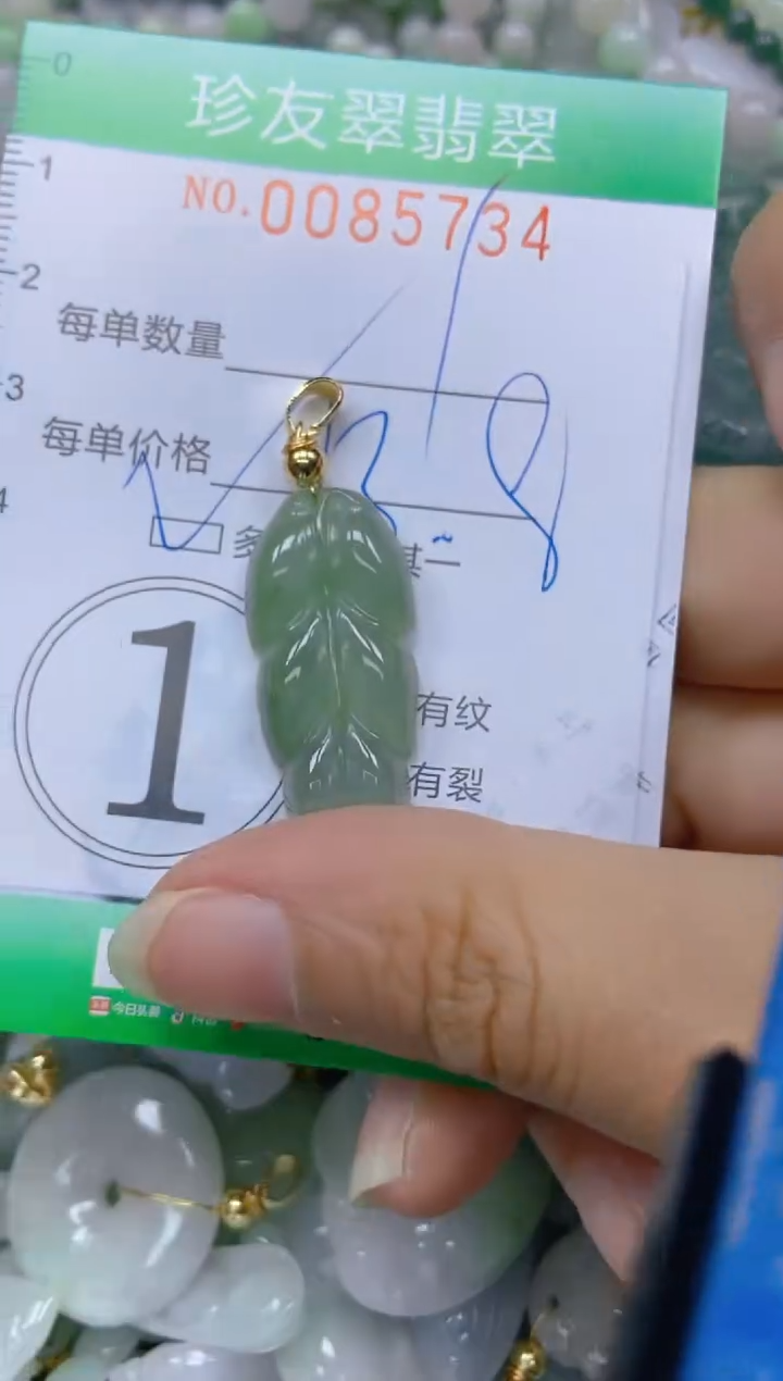 【闪购商品】翡翠颈饰未镶嵌闪购0085734多样性发其一