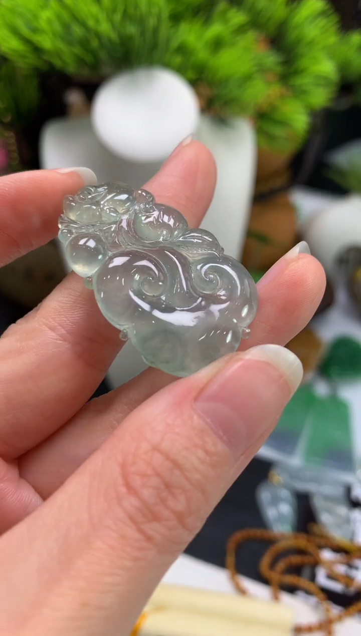 未镶嵌定制翡翠双---119454