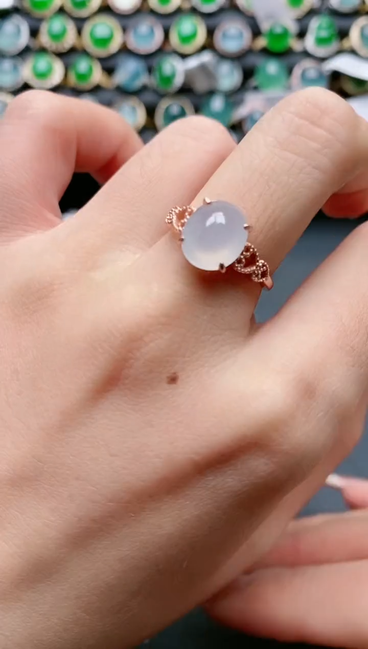 【闪购商品】翡翠戒指银S925镶嵌1111111