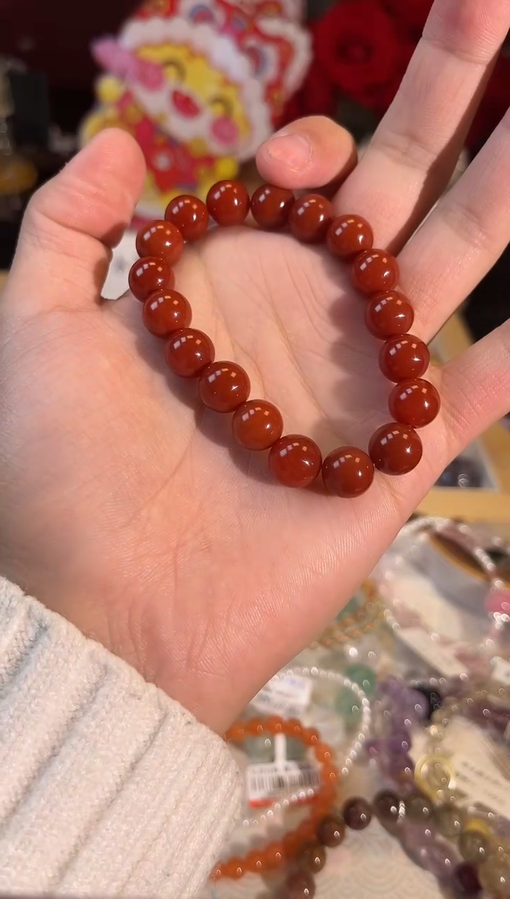 【闪购商品】南红玛瑙手链未镶嵌南红1