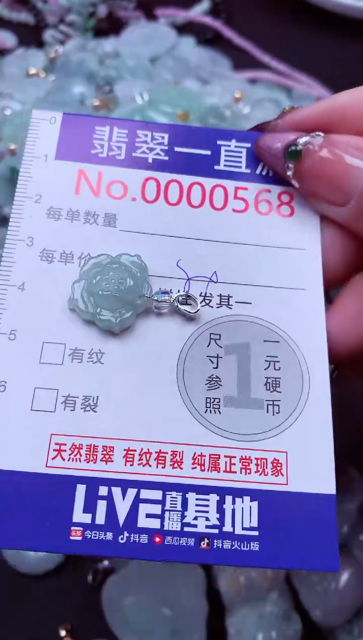 颈饰未镶嵌翡翠568