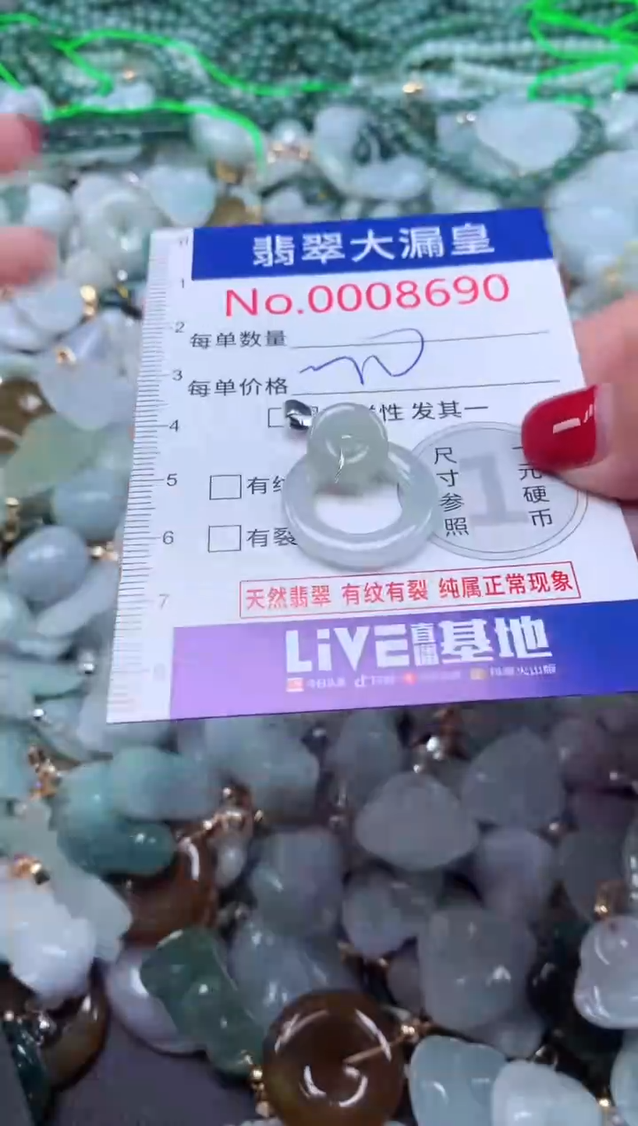 颈饰未镶嵌翡翠8690