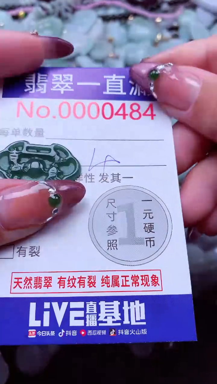 颈饰未镶嵌翡翠484