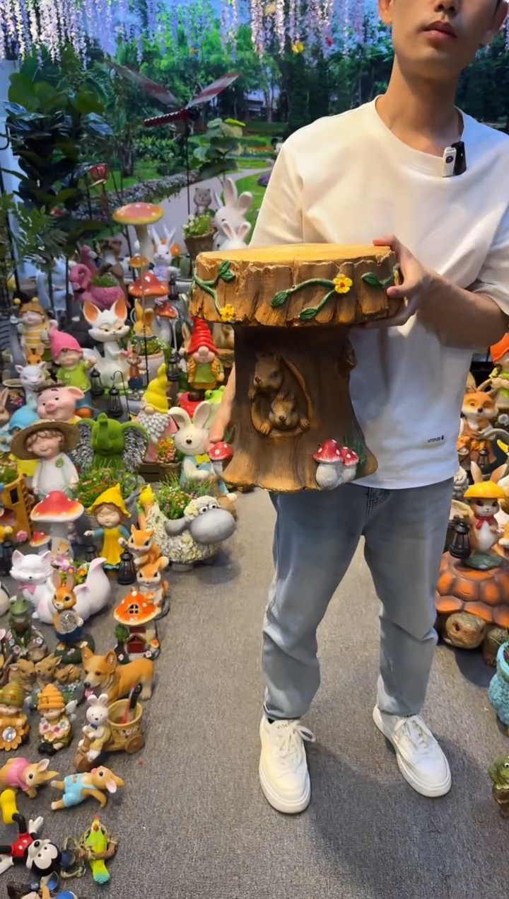 无花朵花园庭院摆件&00&