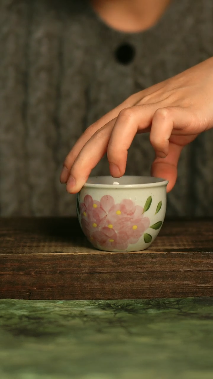 釉下彩手工手绘瓷器青诗集手工手绘瓷器