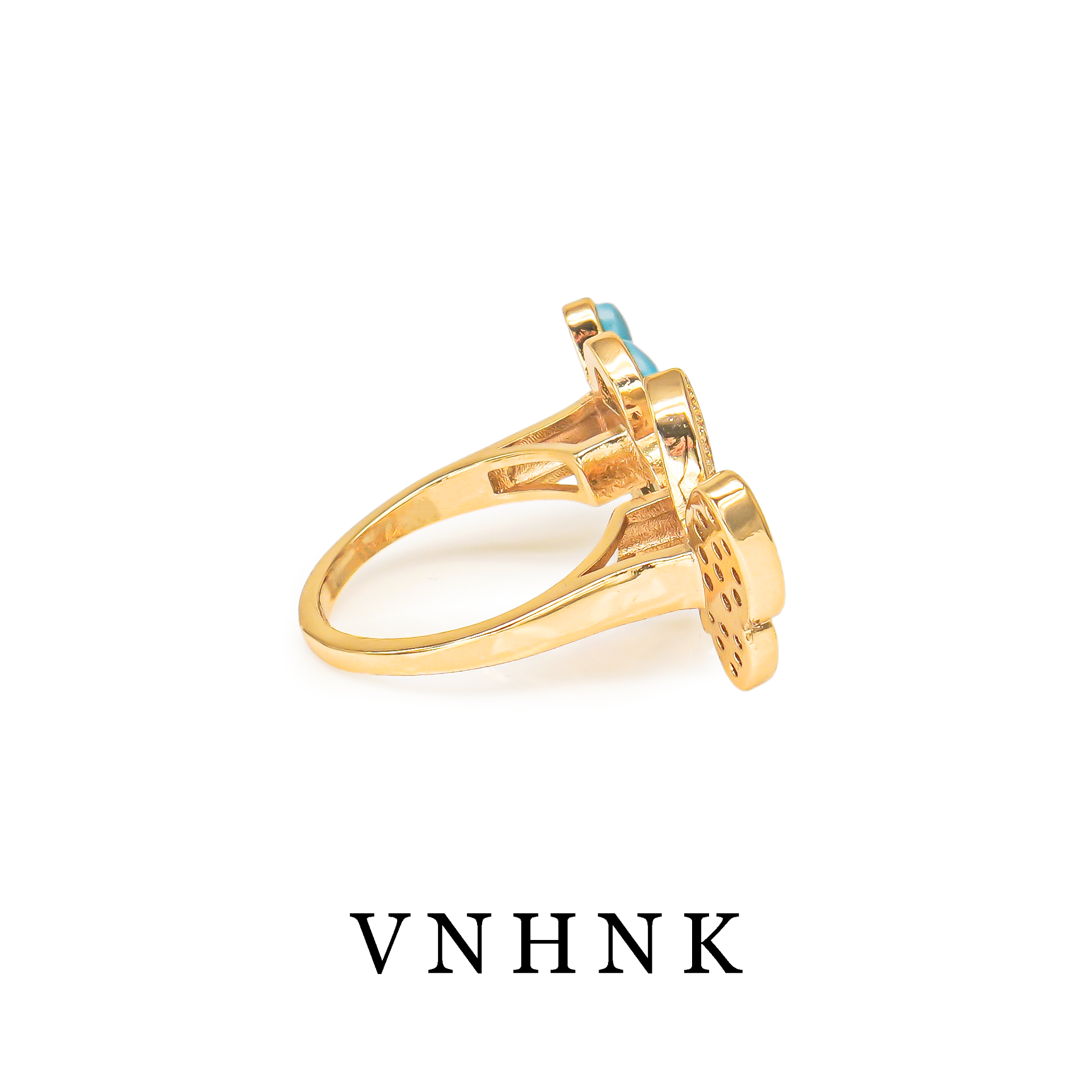 铜合金合成锆石戒指 美可儿   K161   玫瑰色时尚百搭戒指