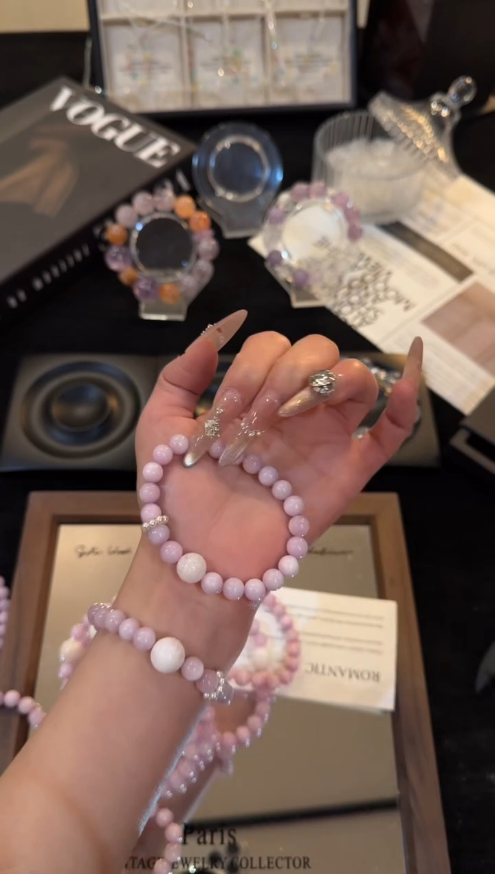 合金手链水晶紫锂辉x3471