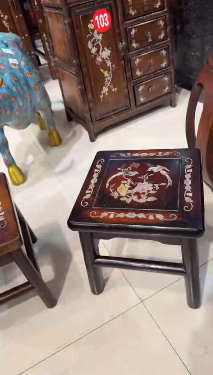 木紫檀长尾鸟富贵凳298.8888888888888