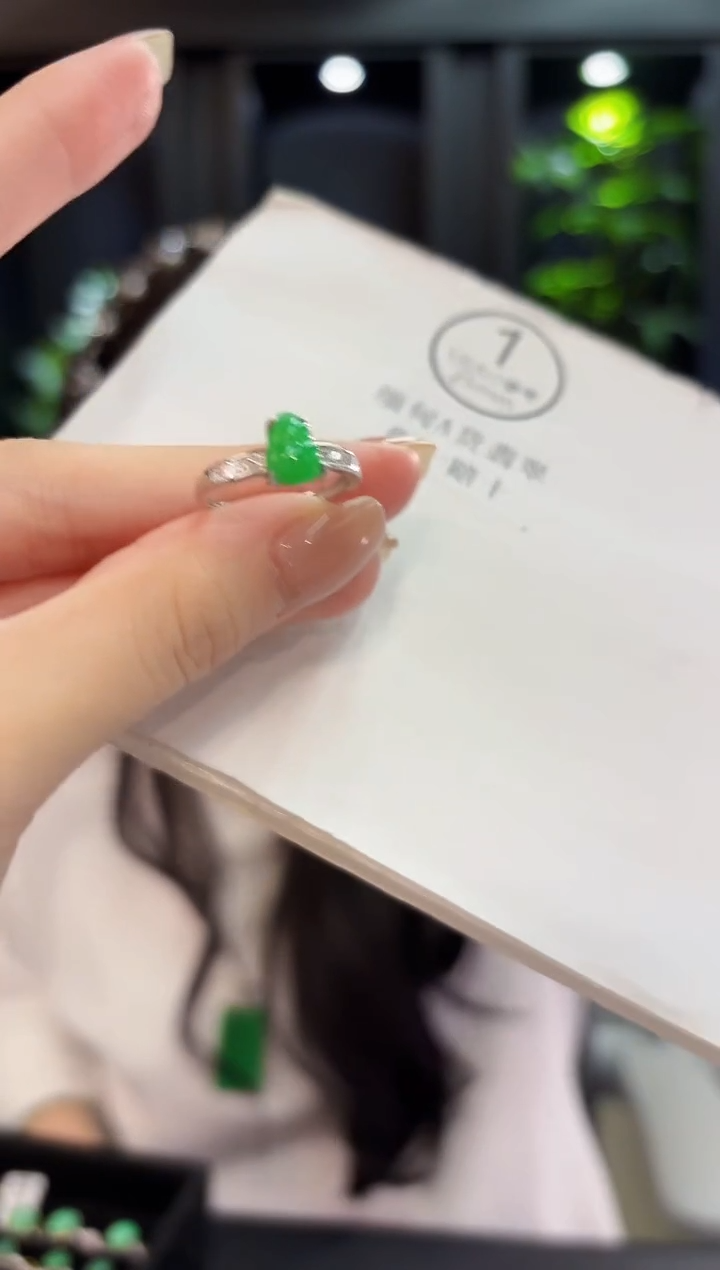 未镶嵌戒指翡翠 缅料A货/支持复检/一件