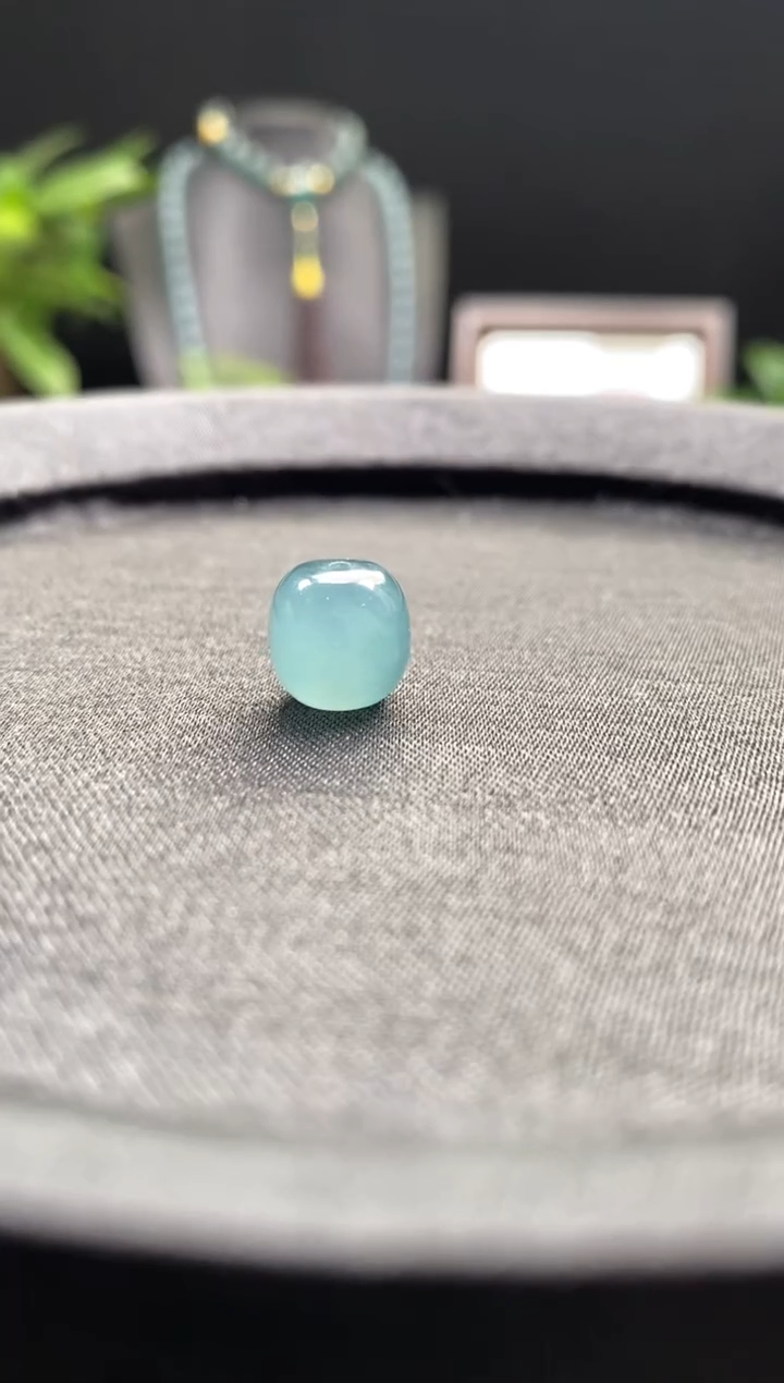 未镶嵌手链翡翠散珠卡10mm左右老型珠