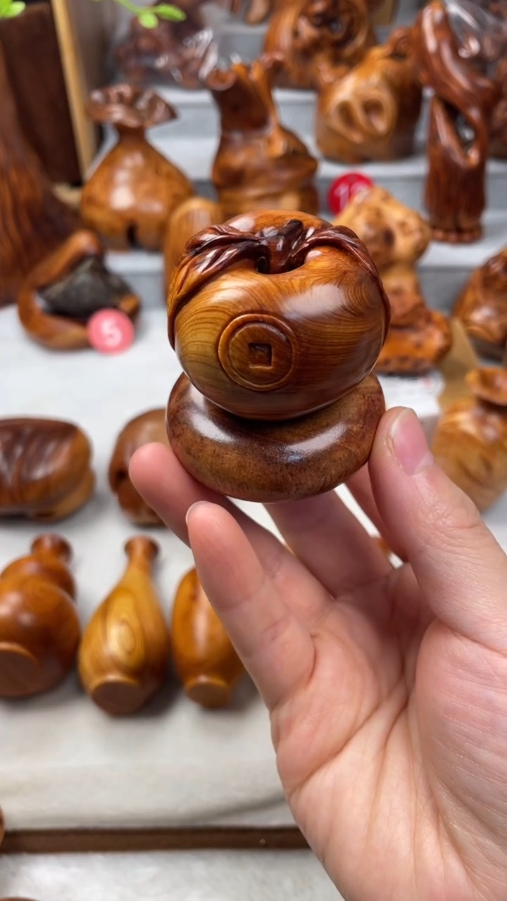 木太行崖柏陈化精品把件/雕刻件-鉴赏期48小时