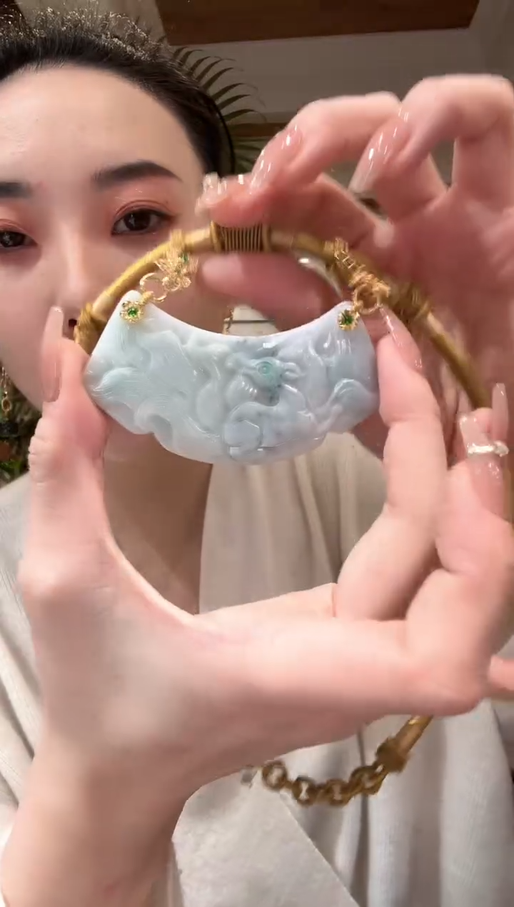 【闪购商品】翡翠颈饰未镶嵌国风