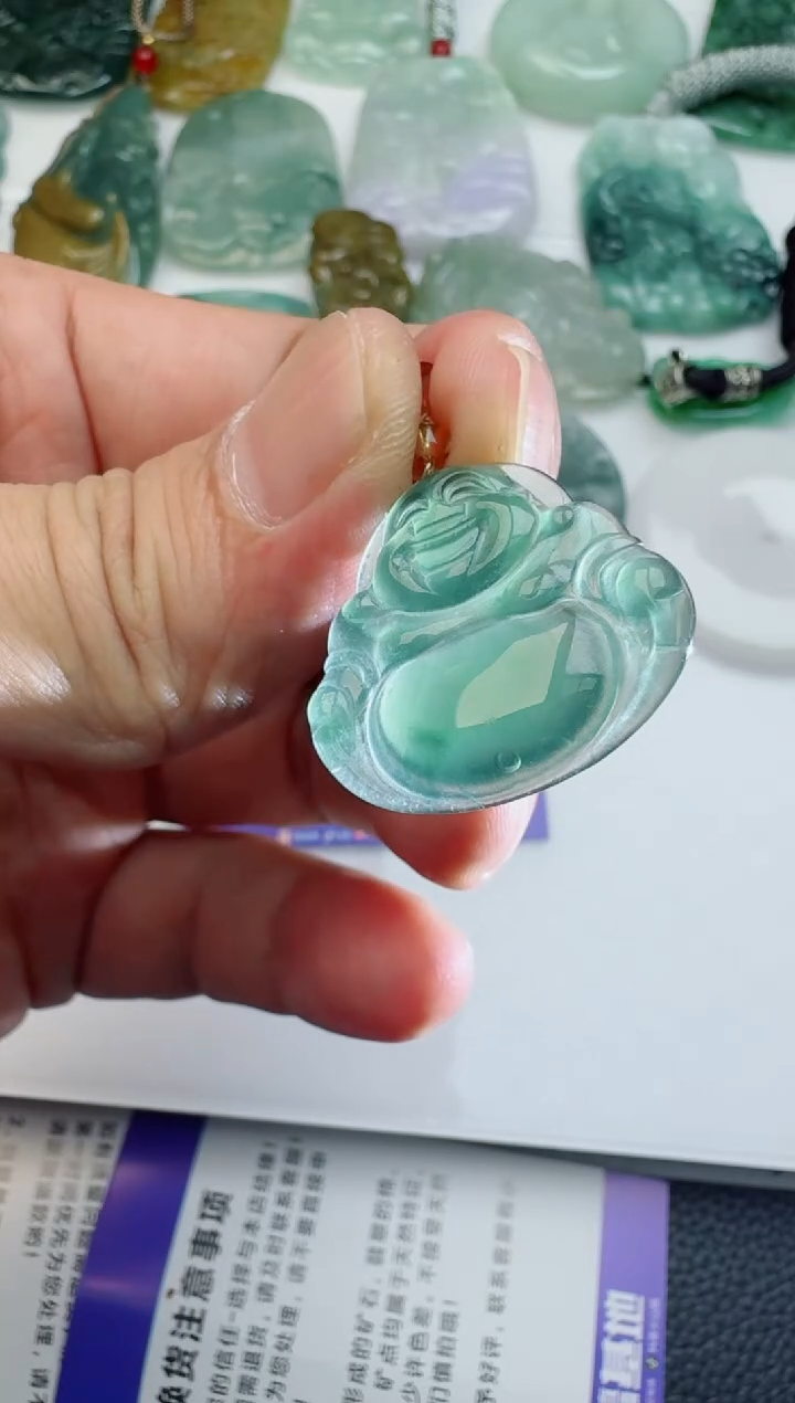 【闪购商品】翡翠颈饰未镶嵌多样性随机发其一