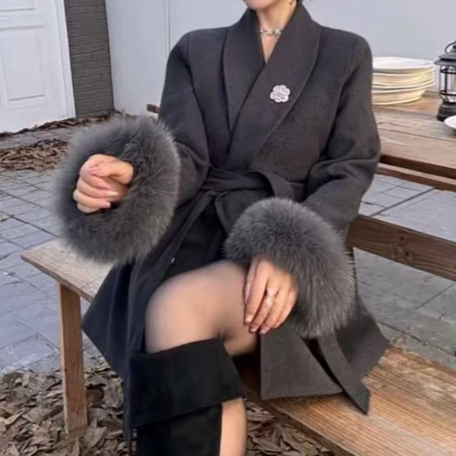 XIE9  赫本风高级感百搭外套6173