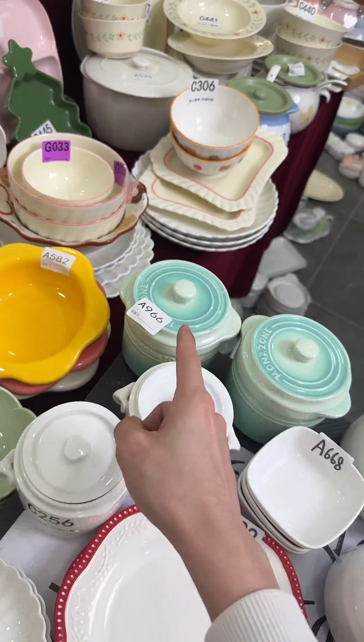 摆件陶A966-2套   仓库清仓福利陶瓷微瑕