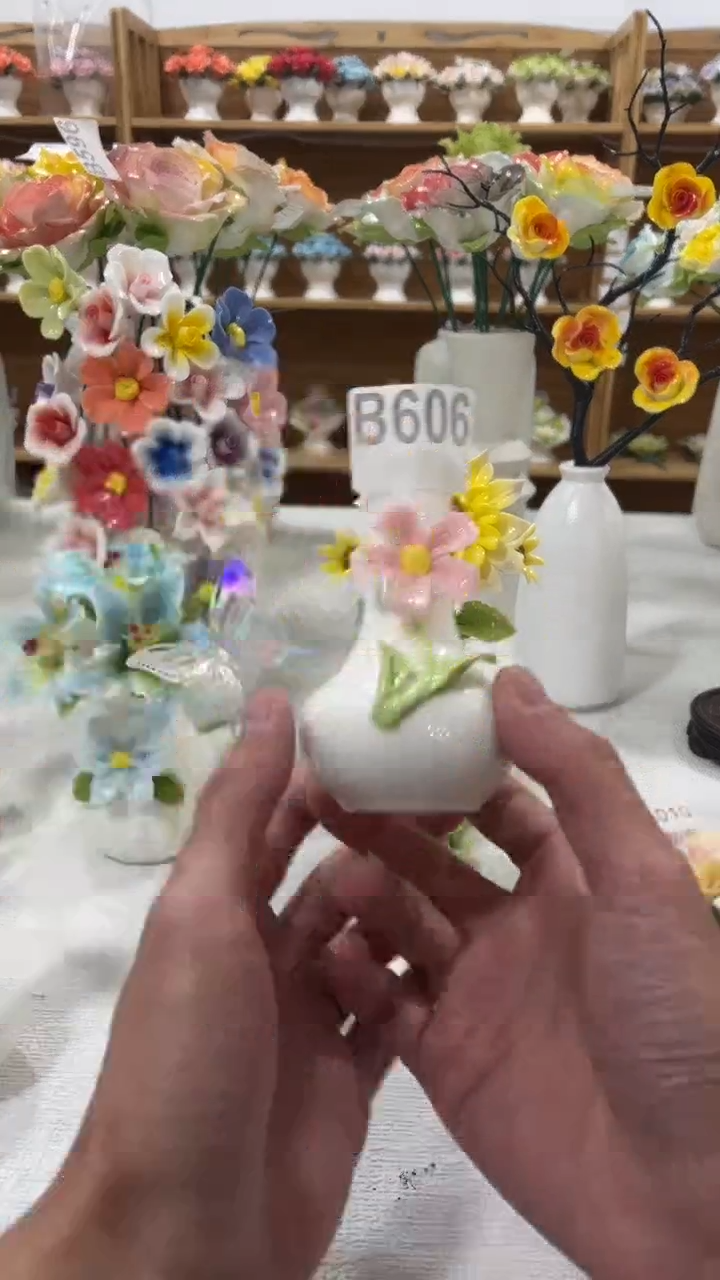 【闪购商品】陶瓷非遗陶瓷花-B606