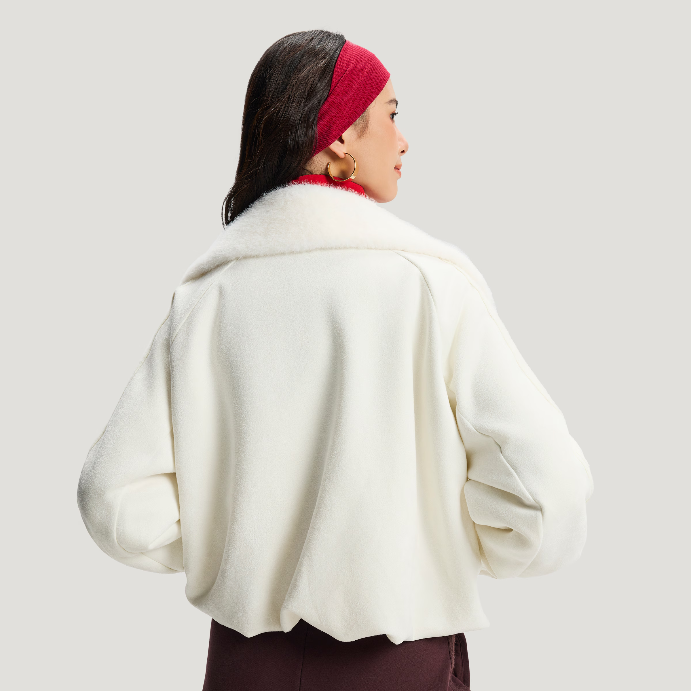 adidas阿迪达斯新年款优雅毛绒运动休闲夹克外套KH2661 KH2662